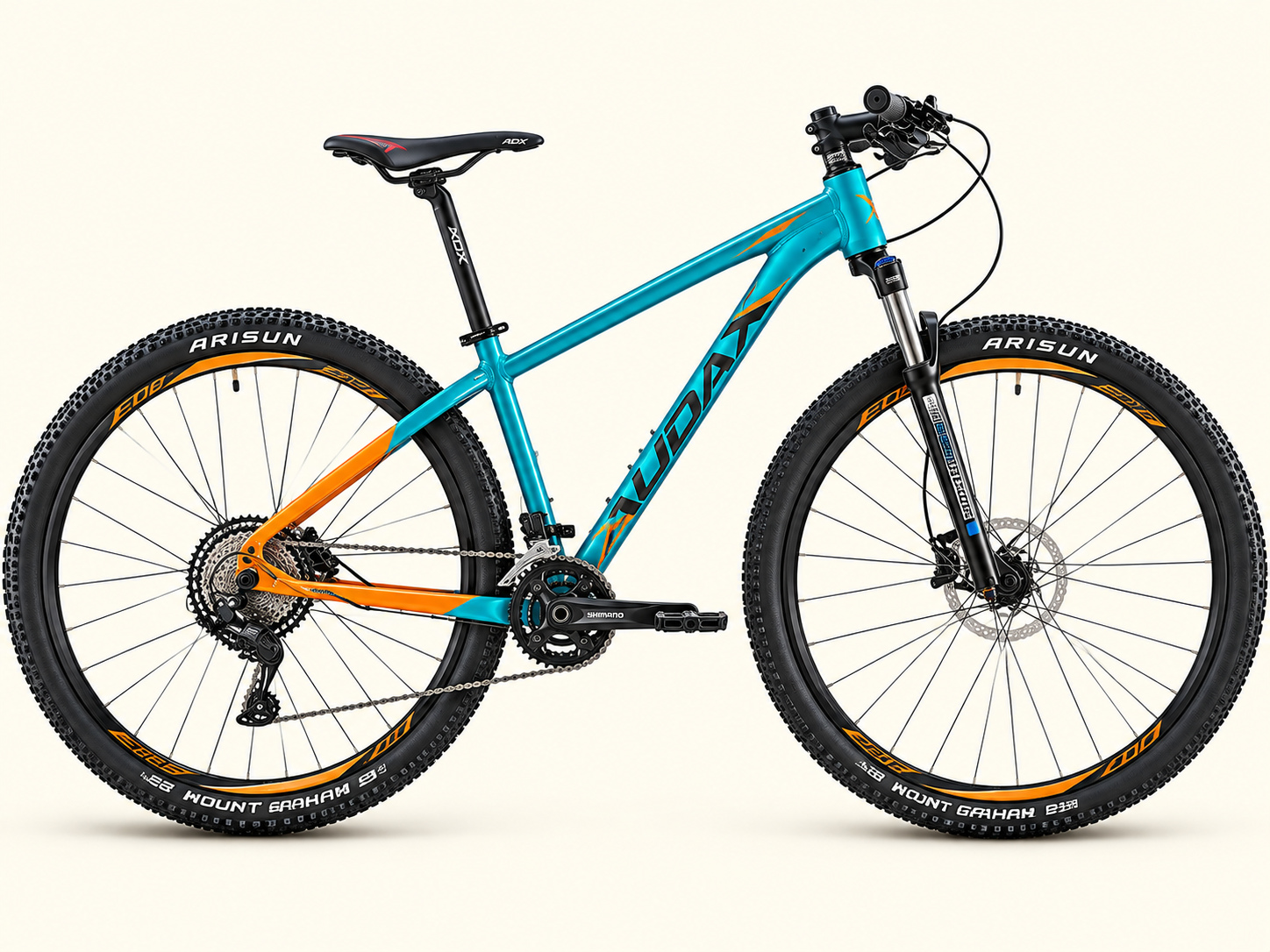Audax ADX 200 aro 29 verde com detalhes laranja